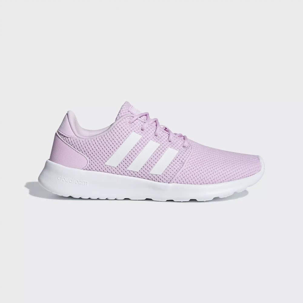 Adidas Cloudfoam QT Racer Tenis Rosas Para Mujer (MX-97971)
